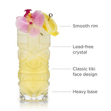 Load image into Gallery viewer, Pacific Crystal Tiki Glasses