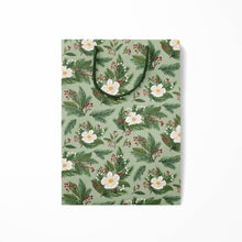 Load image into Gallery viewer, Holiday Floral Gift Bag