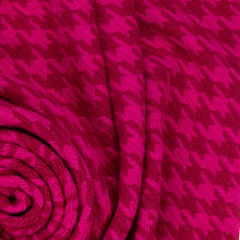 Load image into Gallery viewer, Houndstooth Throw | Pink