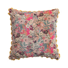 Load image into Gallery viewer, Ellie Printed Flower Pillow