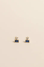 Load image into Gallery viewer, Double Stack Studs | Sapphire