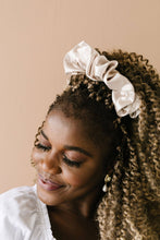 Load image into Gallery viewer, Latte Satin Jumbo Scrunchie