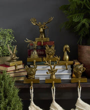 Load image into Gallery viewer, Brass Stocking Holder
