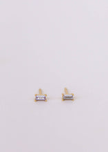Load image into Gallery viewer, Baguette Earrings | Lilac