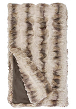 Load image into Gallery viewer, Faux Fur Throw | Truffle Chinchilla