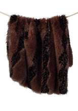 Load image into Gallery viewer, Faux Fur Throw | Chocolate Fox