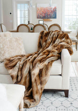Load image into Gallery viewer, Faux Fur Throw | Fisher