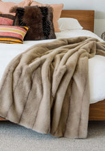 Load image into Gallery viewer, Signature Faux Throw | Vintage Mink
