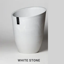 Load image into Gallery viewer, Funnel Planter | White Stone