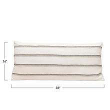 Load image into Gallery viewer, Striped Lumbar Pillow