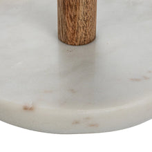 Load image into Gallery viewer, Marble &amp; Mango Wood Mug Rack
