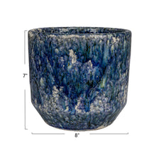 Load image into Gallery viewer, Watercolor Crackle Planter
