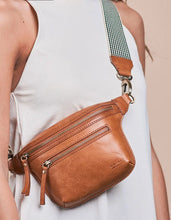 Load image into Gallery viewer, Beck's Bum Bag | Cognac Stromboli Leather