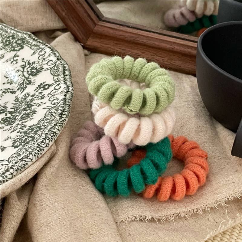 Coil Hair Tie l Set of 5 Botanical Dwellings