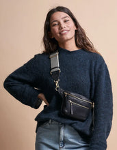 Load image into Gallery viewer, Beck's Bum Bag | Black Stromboli Leather