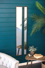 Load image into Gallery viewer, Narrow Metal Framed Mirror