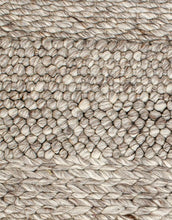Load image into Gallery viewer, Handwoven Taupe Pouf
