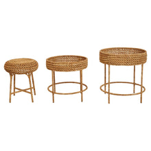 Load image into Gallery viewer, Hyacinth Rattan Table