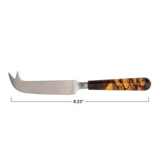 Load image into Gallery viewer, Amber Swirl Cheese Knife
