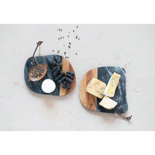 Load image into Gallery viewer, Marble and Acacia Cheese Board
