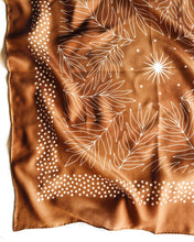 Load image into Gallery viewer, Tropical Palms Amber Bandana Scarf
