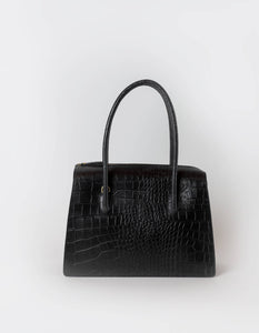 Kate Bag | Black Croco Classic Leather