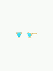 Mini Energy Gem Earrings | Turquoise