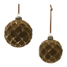 Load image into Gallery viewer, Flocked Lattice Ornament
