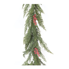 Load image into Gallery viewer, Fresh Pine and Berry Garland
