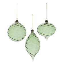 Load image into Gallery viewer, Swirled Glass Ornament
