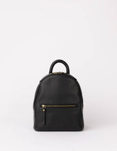 Load image into Gallery viewer, Ivy Mini Backpack l Black Soft Grain Leather
