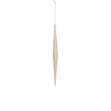 Load image into Gallery viewer, Sparkle Icicle Ornament | Amber
