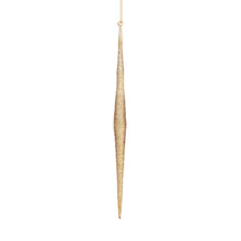 Load image into Gallery viewer, Sparkle Icicle Ornament | Amber
