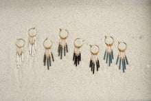 Load image into Gallery viewer, Native Seed Bead Earrings | Jet Black

