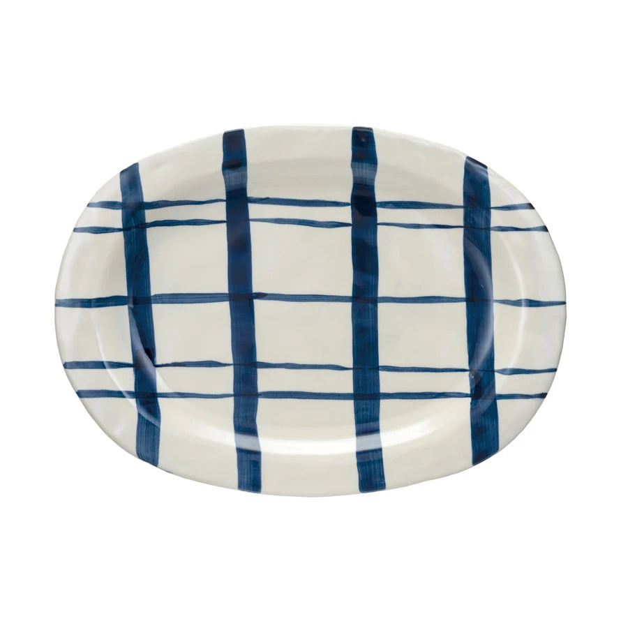 Plaid Serving Tray