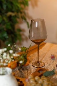 Smokey Wine Glass