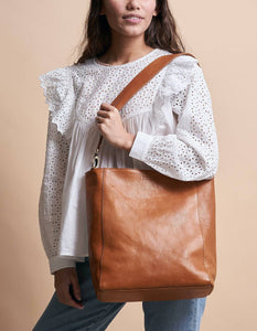 Sofia Bag | Cognac Stromboli Leather