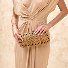 Load image into Gallery viewer, Rattan Wide Weave Clutch
