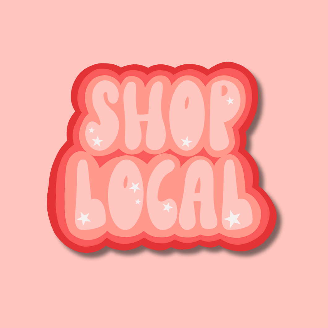 Shop Local Sticker