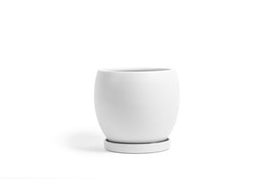 Gemstone Bolle Planter l White