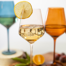 Load image into Gallery viewer, Multi-Colored Wine Glasses
