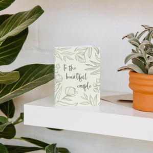 Beautiful Couple Greeting Card