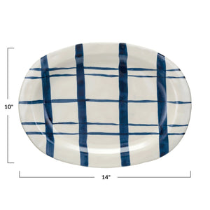 Plaid Serving Tray