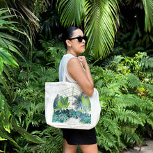 Load image into Gallery viewer, Tropical Conservatory Tote Bag

