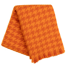 Load image into Gallery viewer, Houndstooth Throw | Orange
