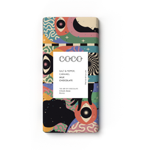 Load image into Gallery viewer, Salt &amp; Pepper Caramel Milk Chocolate Bar
