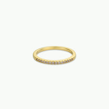 Load image into Gallery viewer, Half Pave Ring | White
