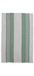 Woven Cotton Stripe Tea Towel