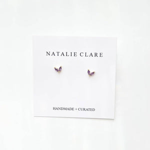 Winged Earrings | Lilac