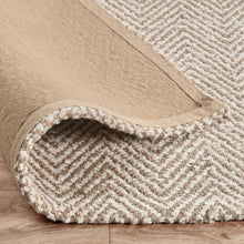 Load image into Gallery viewer, Herringbone Chenille Rug | Ivory
